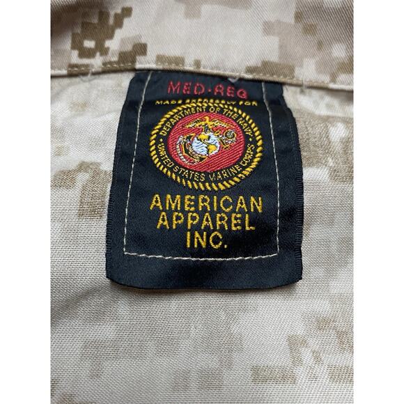 USMC Desert MARPAT FROG Combat Shirt and Pants Set Size MEDIUM REGULAR - Picture 3 of 15